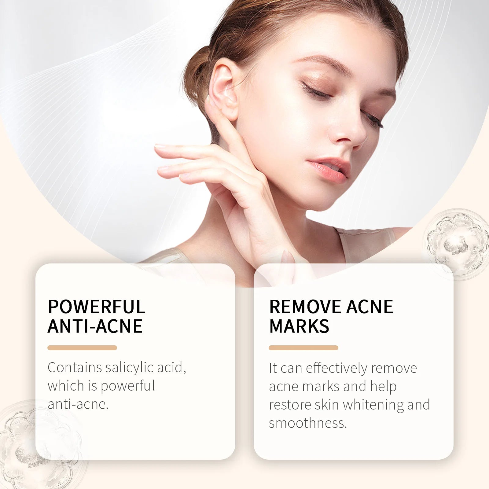 Acne Buster Salicylic Acid Drying Lotion Acne Spot Care Blemish Care Tea Tree Aloe Vera Pore Care Clear Skin Facial Essence 10ml