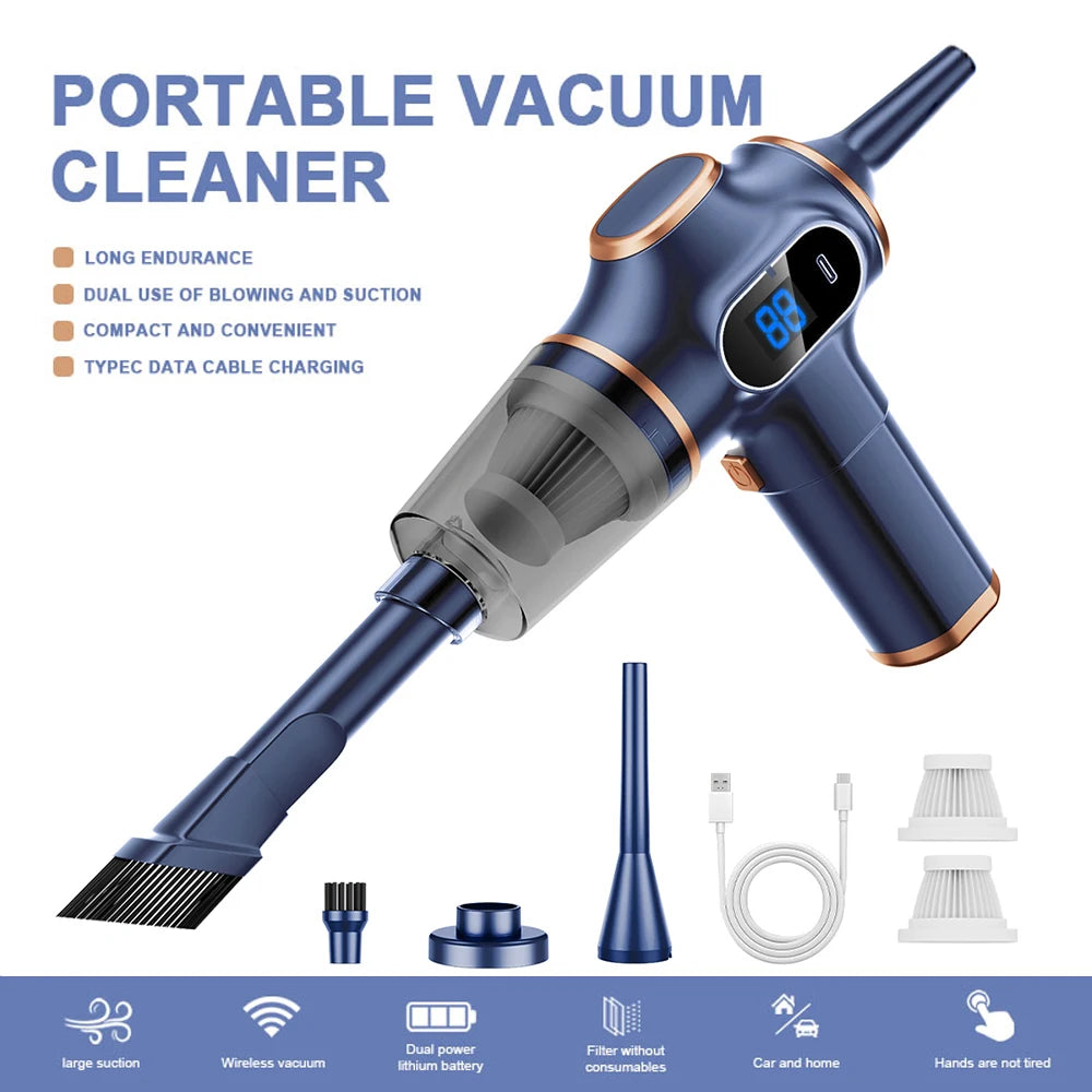 980000PA Powerful Vacuum Cleaner Mini Cordless Auto Vacuum Portable Car Vacuum Cleaner Home Appliance For Skoda All Models