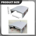 Airport Hangar Model with Light Door Window Realistic PP Large-Scale Airplane Parking Kit for 1/144 1/72 Aircraft Display