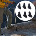 6Pcs Trekking Pole Tips Nordic Walking Pole Cane Bottom Pads Climbing Hiking Protection Pads Tips Buffer 11mm Hole Diameter Part