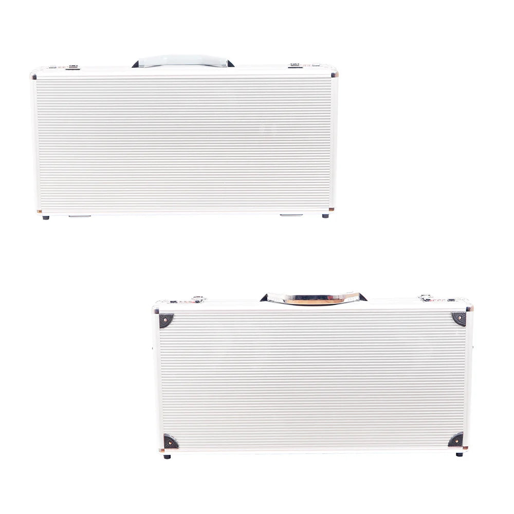 ALIKAN  ADD043-SILVER-LARGE 56x27x8.5cm Knife Case Cooking Bag Knife Storage Cookware Knife Storage Bag Aluminum Knife Case