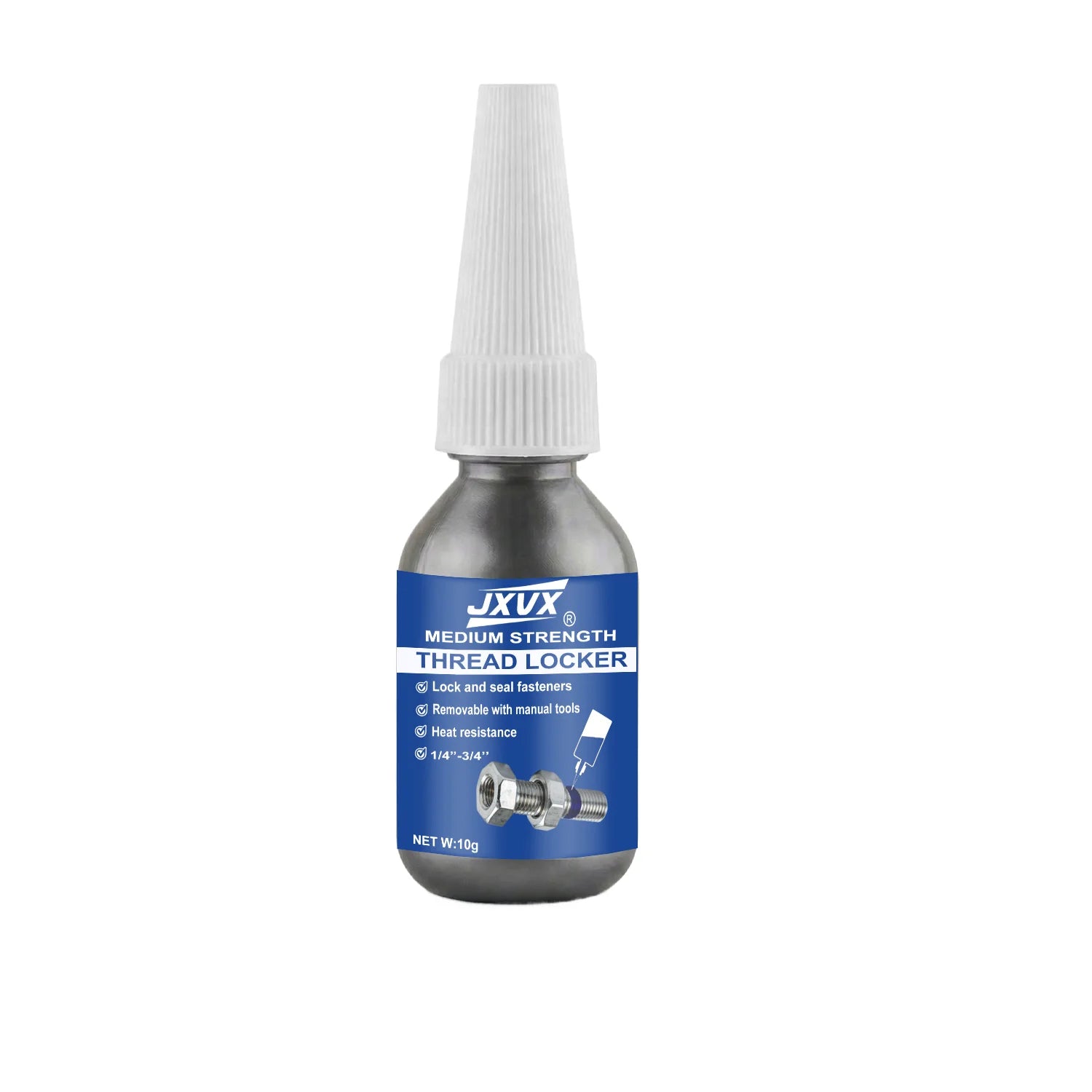 243/271 Medium Strength To High Threadlocker Blue  Red Threadlocker Adhesive Thread Locker Blue Screw Glue Agent Anaerobic Glue Anti-Loose 50ml.
