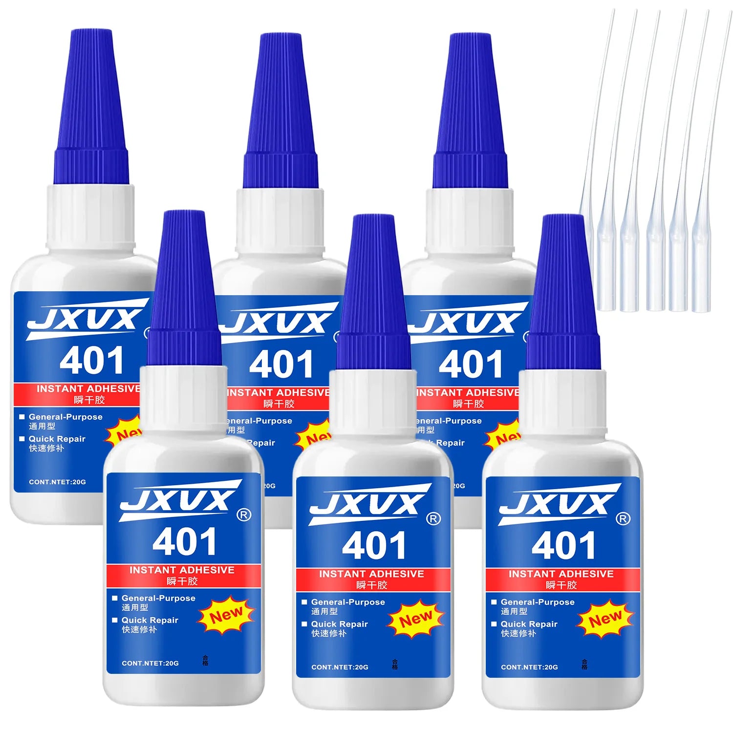 JXVX Super Glue for Cars and Trucks 20g - Heavy Duty Automotive Adhesive for Interior Exterior Trim, Badges, Bumpers, Decals.
