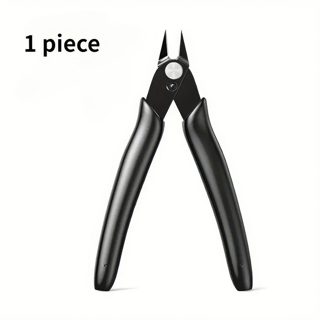 1/2 Piece Carbon Steel Wire Knife, Black in Color, Long-lasting and Sharp, Sturdy and Durable, Suitable for DIY and Jewelry