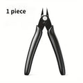 1/2 Piece Carbon Steel Wire Knife, Black in Color, Long-lasting and Sharp, Sturdy and Durable, Suitable for DIY and Jewelry