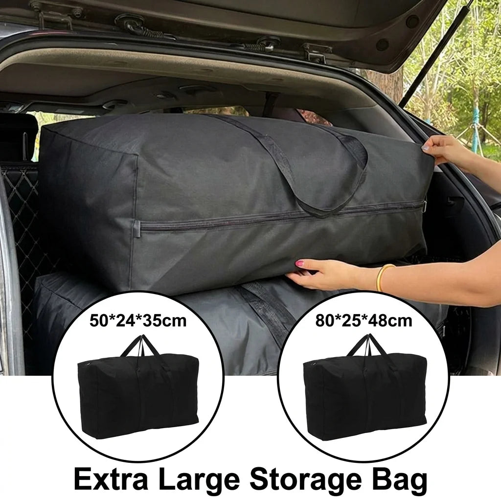 Extra Large Storage Bag Oxford Cloth Storage Tool Outdoor Supplies & Tent Trip Bag For  Picnic Camping Barbecue Carry Bag
