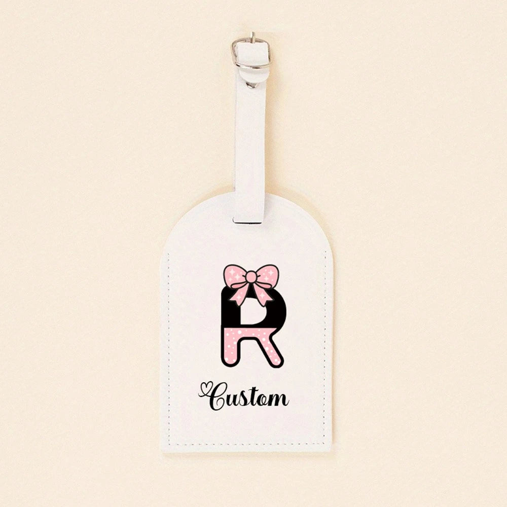 Personalized Custom Letter And Name Luggage Tags – High-Quality Travel Additions, Ideal for Suitcase Tags And Baggage Labels