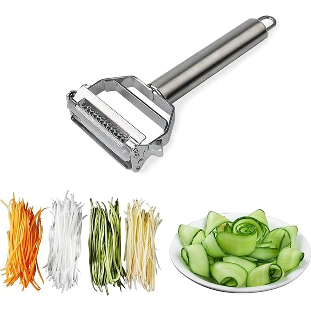 2Pcs Multifunction Vegetable Peeler Slicer Stainless Steel Potato Peeler Cucumber Carrot Grater Peeler Kitchen Accessories