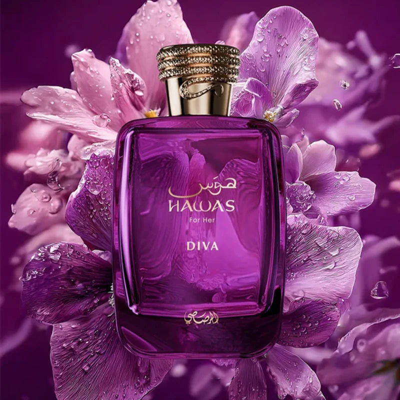 Rasasi Hawas Perfume Diva Malibu Kobra Eclat Elixir Tropical Eau de Parfum for Men & Women 3.4 OZ/ 100 ml Long-Lasting Fragrance