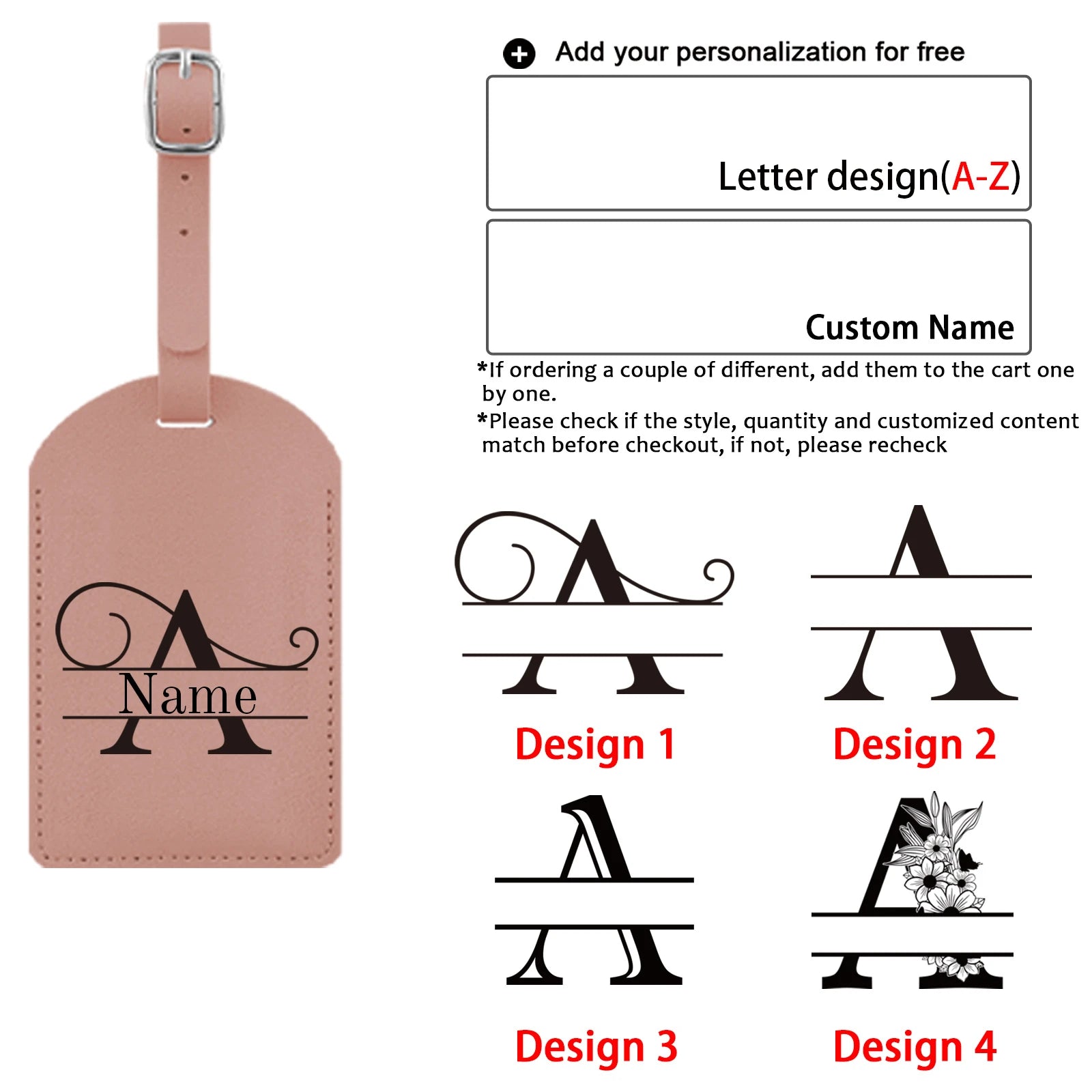 1pc,Personalize Luggage Tags,Luggage Tags for Suitcases,Custom Luggage Tag,Identifier And Name Tag for Travel Suitcases And Bags