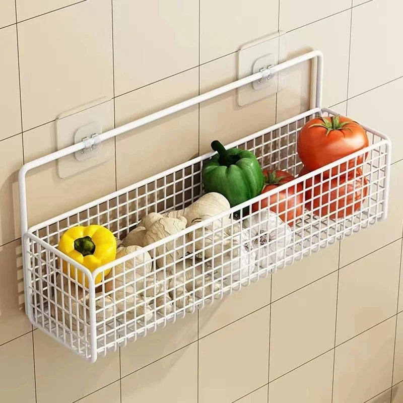 Waterproof Strong Adhesive Hook Shelf Sticker for Bathroom Kitchen Wall Shelf Rack Kitchen Sticking Wall Screw Hook Storage Rack