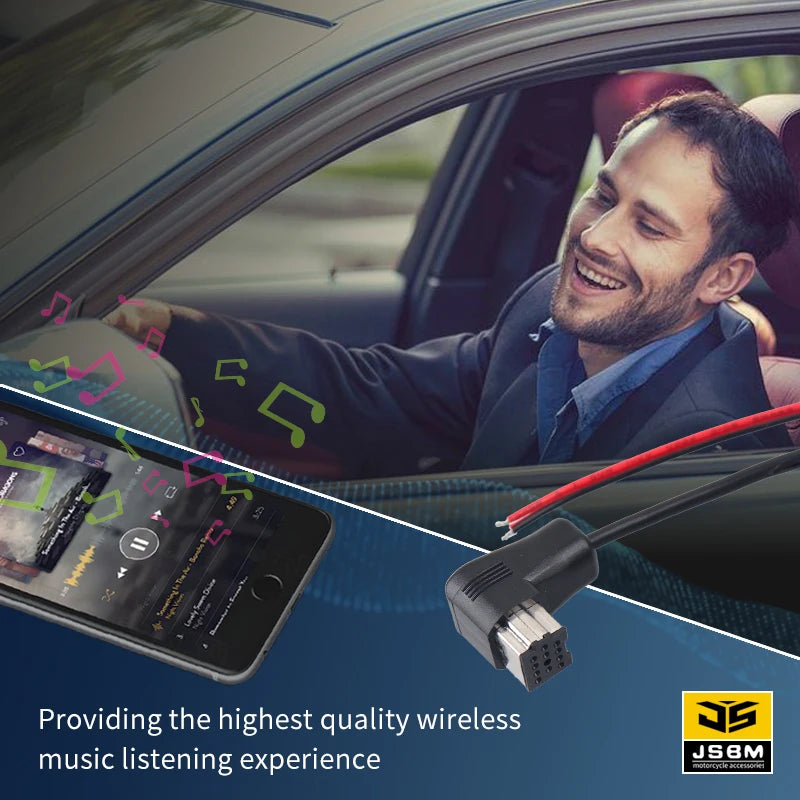 JSBM Car Wireless Bluetooth 5.0 Module Audio Receiver For Pioneer IP-BUS Radio DEH P3100UB P4100SD P5100UB P7100BT P8100BT P88RS