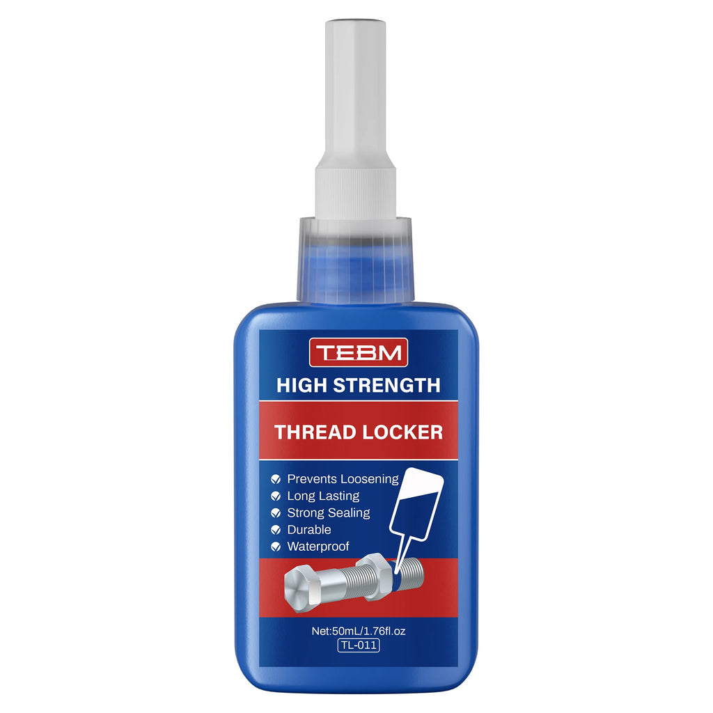 Thread Locking Agent, Medium Strength Blue Anaerobic Adhesive for Fixing Screws and Nuts, Anti-Loosening, Oil Resistant
