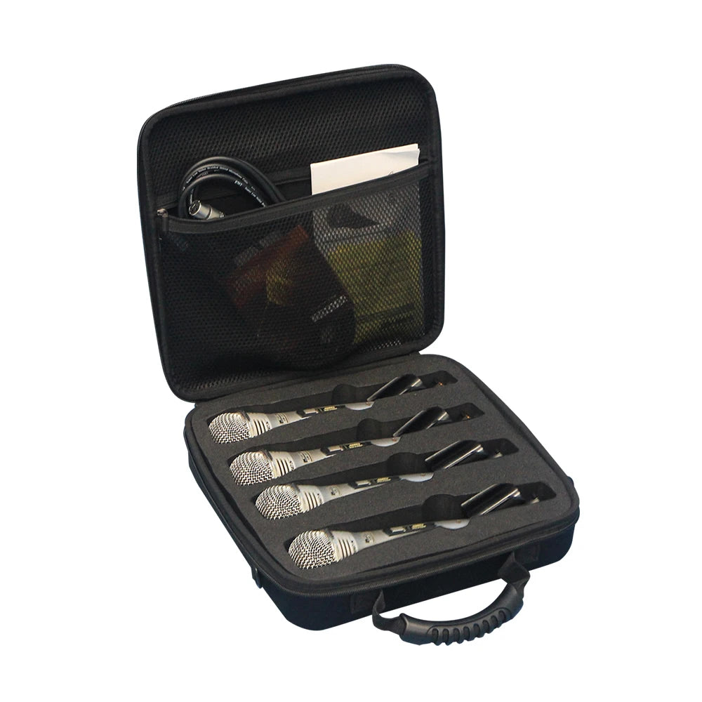 EVA WiredWireless Microphone Case Sound Equipment 4 Copies Horizontal Storage Microphone Case