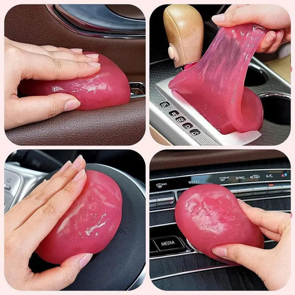 Car Cleaning Pad Glue Powder Cleaner Magic Cleaner Dust Remover Gel Home Computer Keyboard Clean Tool Car Cleaning