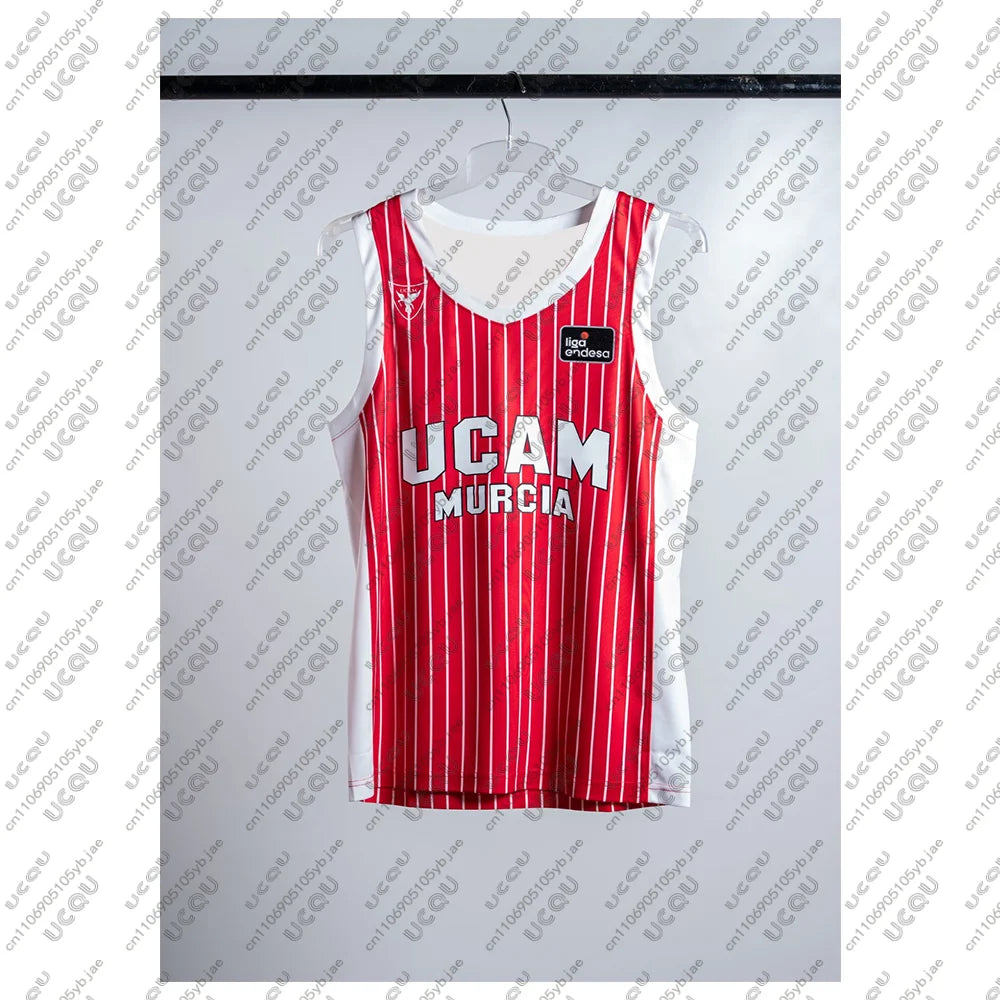 2026 Male Sports Casual Basketball Jersey Home Away T Shirt Men Kids Tank Top Gift Sweatshirt Vest Gym U-UCAM M-Murcia Gift