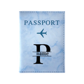 Customize Name Passport Cover Travel Wedding Passport Holder Organizer Personalized Black Initial Letter Printing Passport