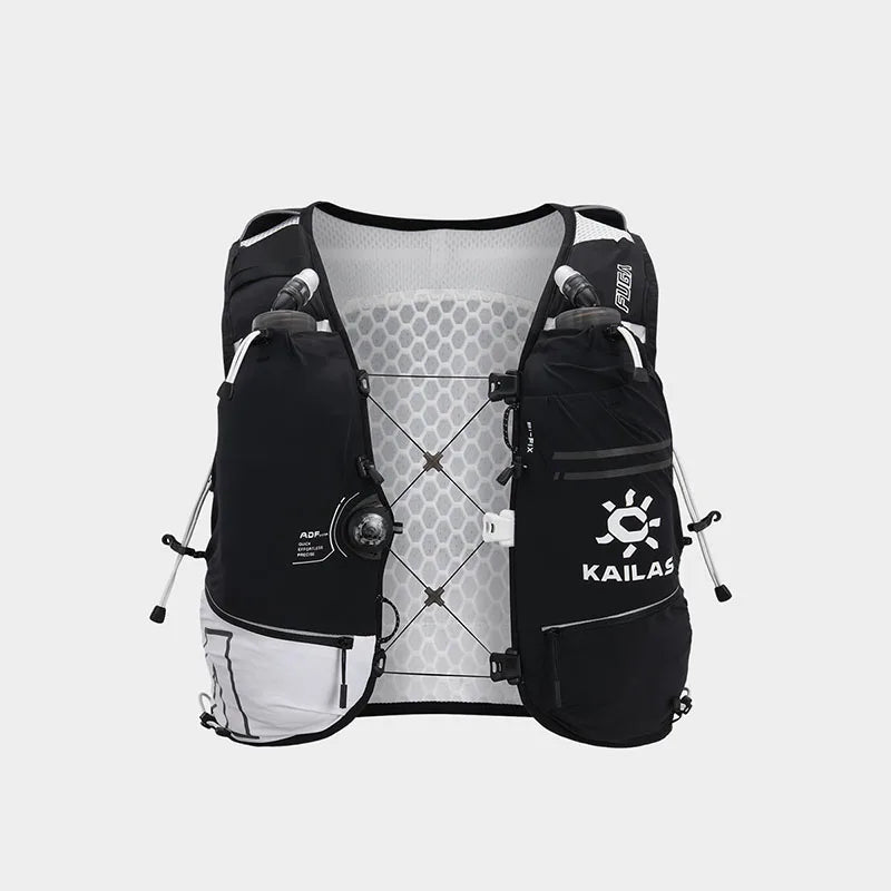 Kailas FUGA AIR 8L And 13L Unisex Travel Marathon Trail Running Hiking Cycling Backpacks  with Dual Soft Water Bottles KA2554005