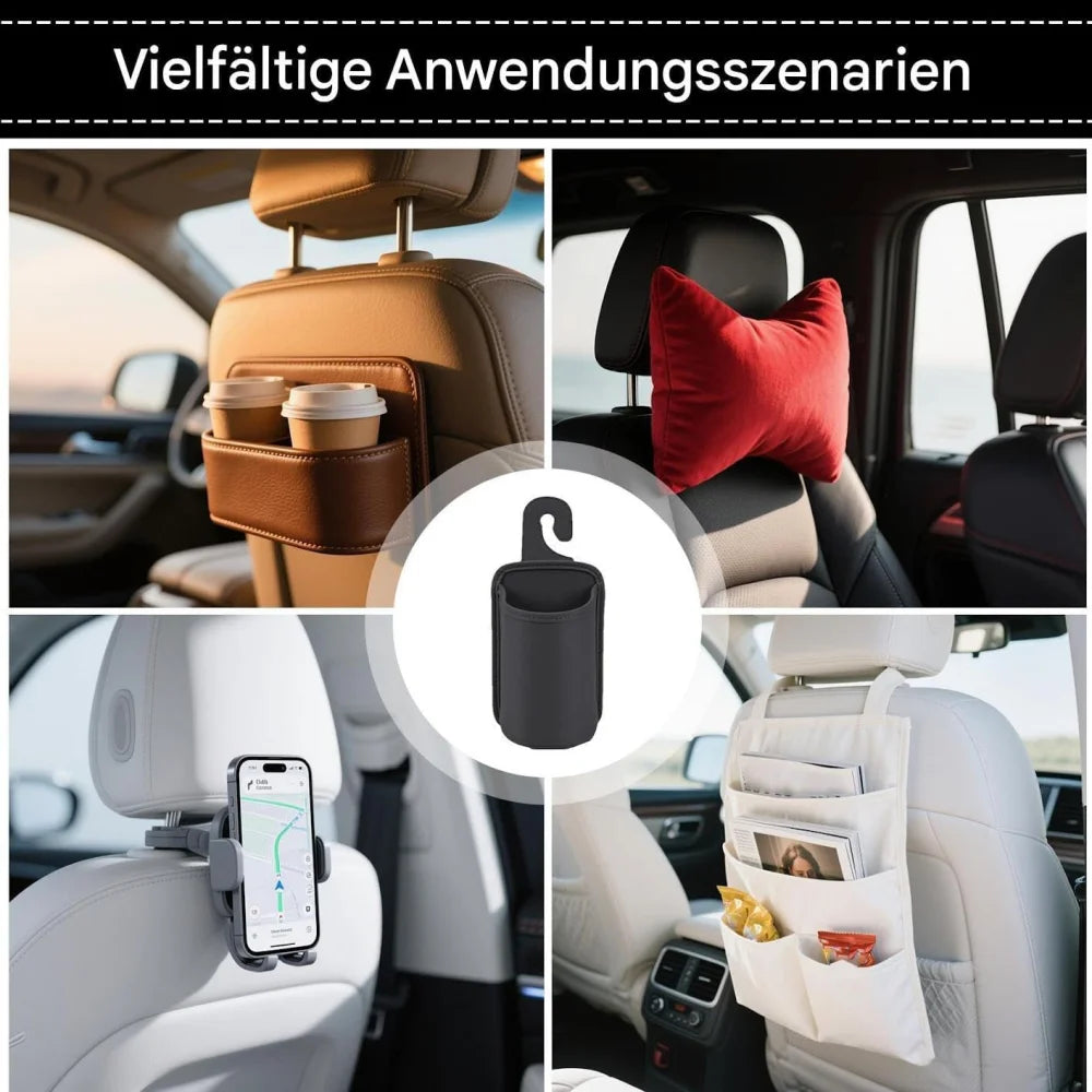 Car Door Beverage Racks, Mobile Phone Racks with Beverage Racks, Car Storage Bags, In-Car Travel Accessory Storage Bags with Han