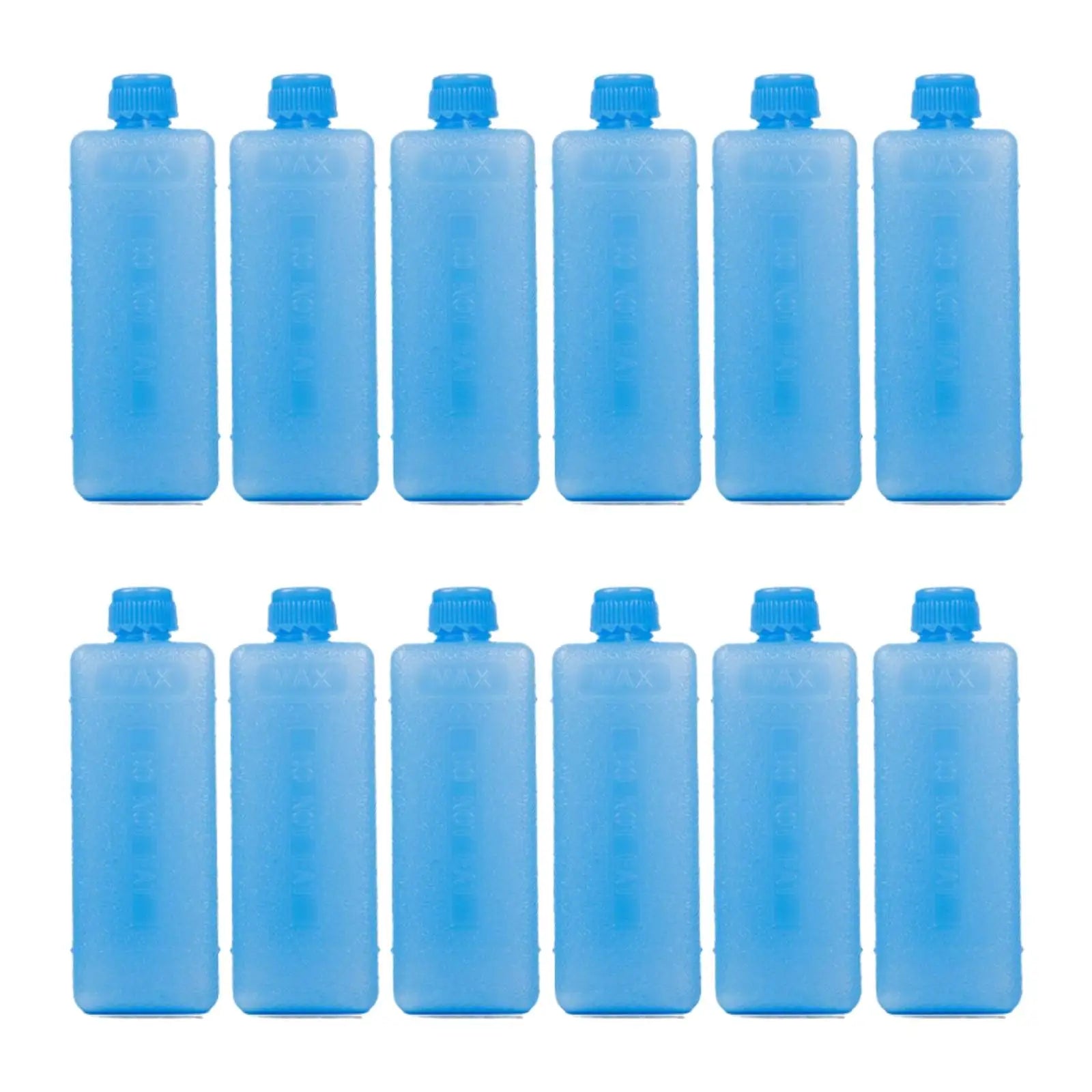 6 Pieces Reusable Ice Packs for Food Drink Cooling Ice Blocks for Hiking Picnic Beach Travel Ice Freezer Blocks Ice Brick Packs