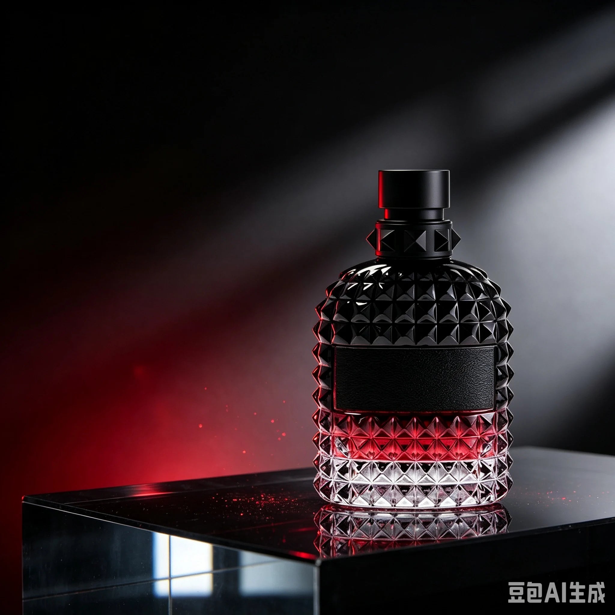 Uomo Born in Roma Intense EDP 3.4 Fl Oz 100ml, Deep Woody Leather Spicy Aromatic Men's Cologne with Bergamot Lavender Vanilla Cedar Musk, Long Lasting Bold Scent with Strong Projection for Night Out Date Evening Fall Winter,