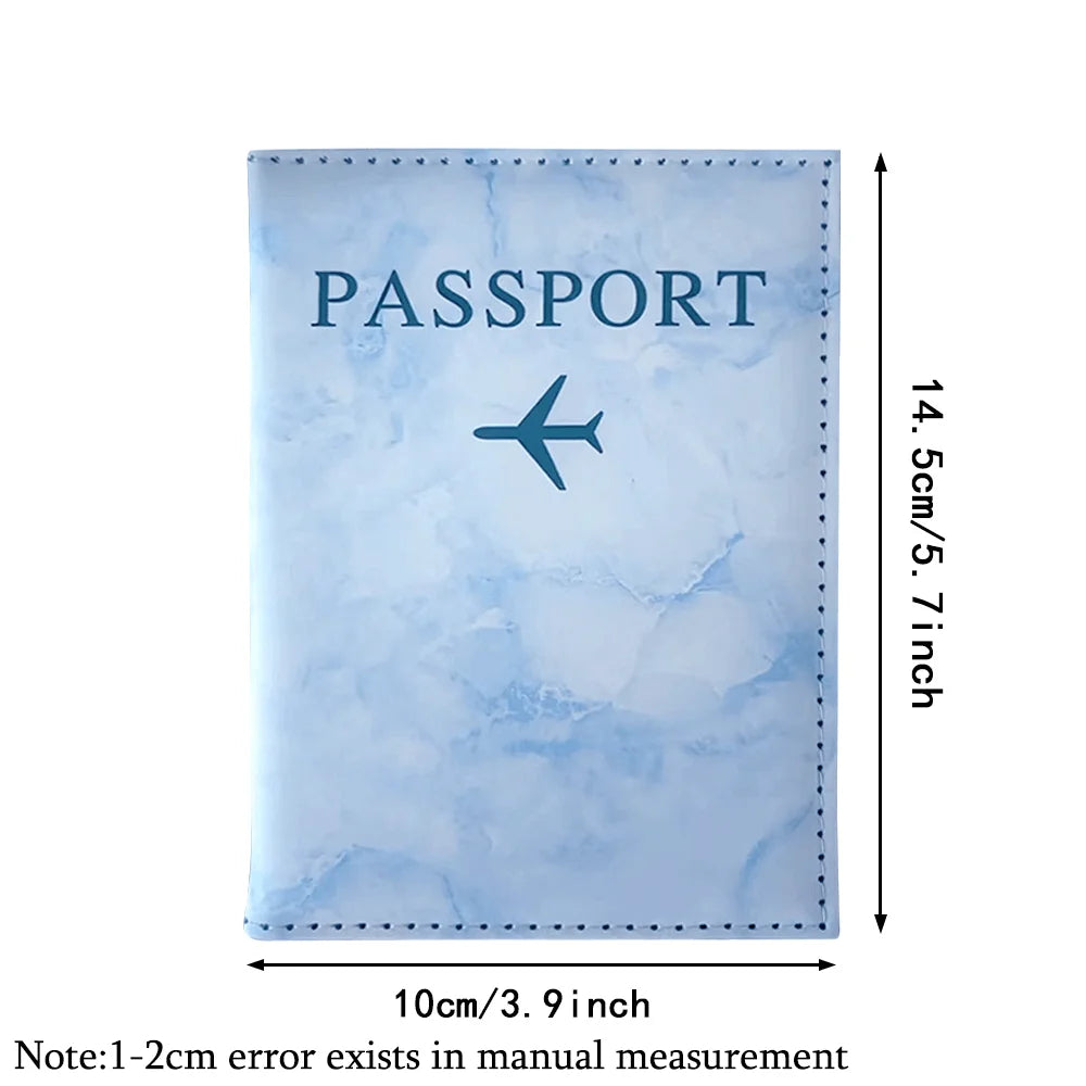 Customize Name Passport Cover Travel Wedding Passport Holder Organizer Personalized Black Initial Letter Printing Passport