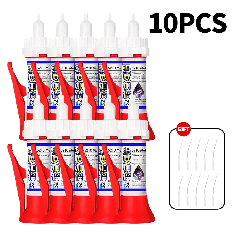 1-10 Pcs Welding Adhesive Powerful Quick-drying Sealer Shoe Glue Universal Sealer Oily Liquid Welding Filler