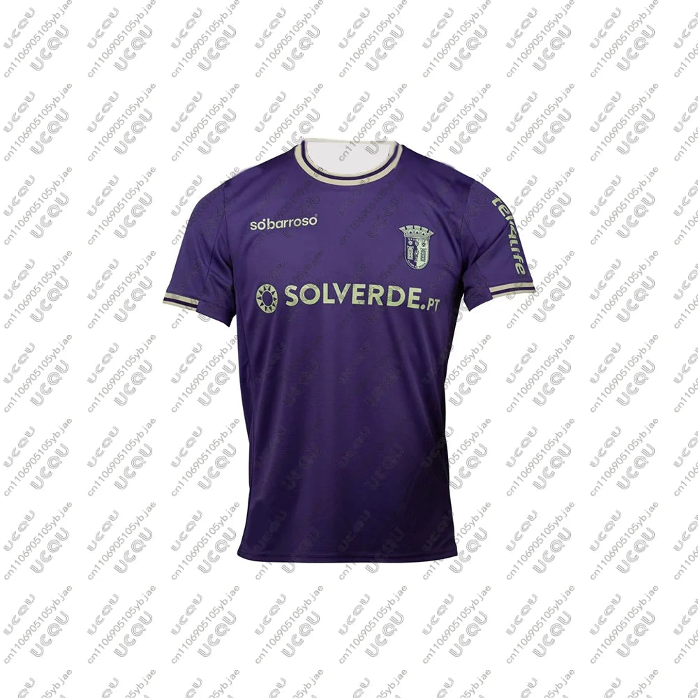 2026 Mens Kids Male Boys Breathable Football Jersey Top Adult Home Quick-drying Soccer Sports Away S-SC B-Braga T Shirt Tee