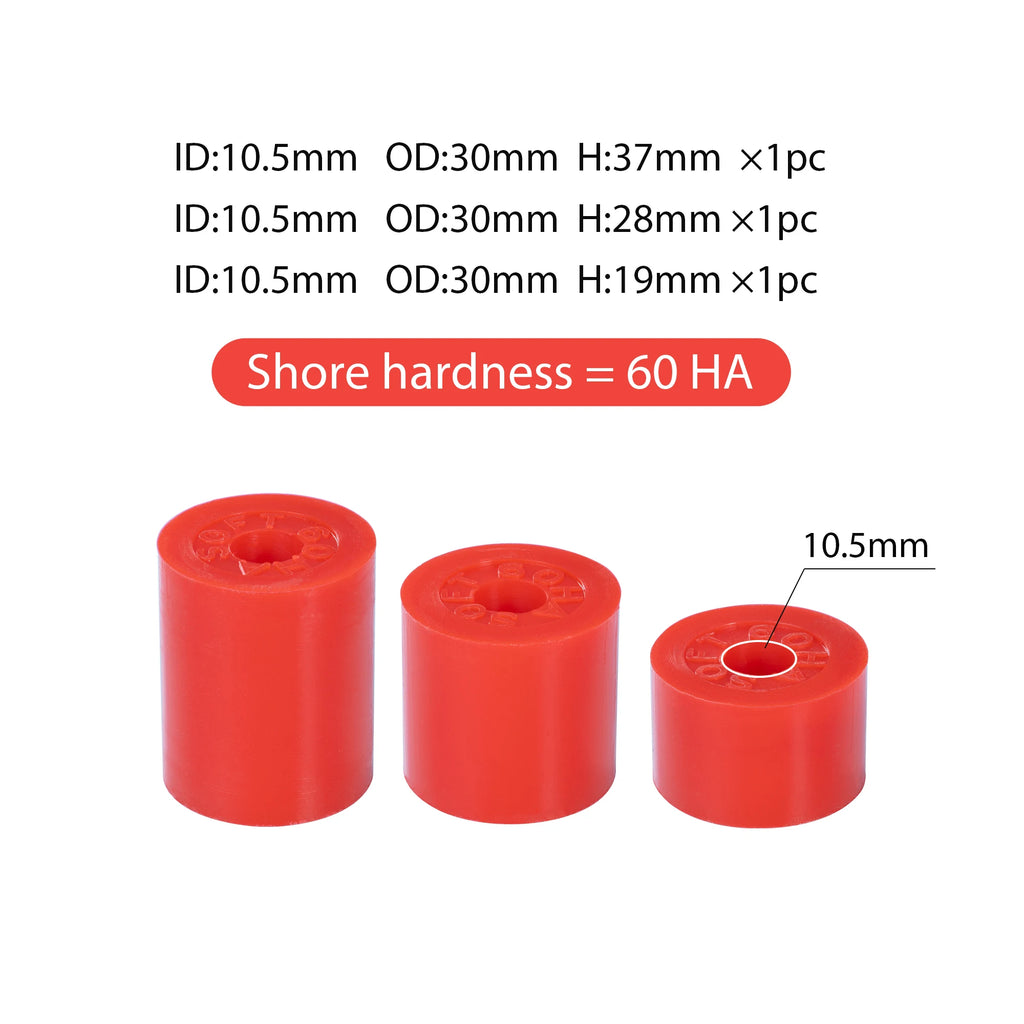 SIMSONN Elastomers Durable Brake Rubber Racing Simulation Pedals Modified Damping Rubber Tube Spring Element 30/60/70/80 HA