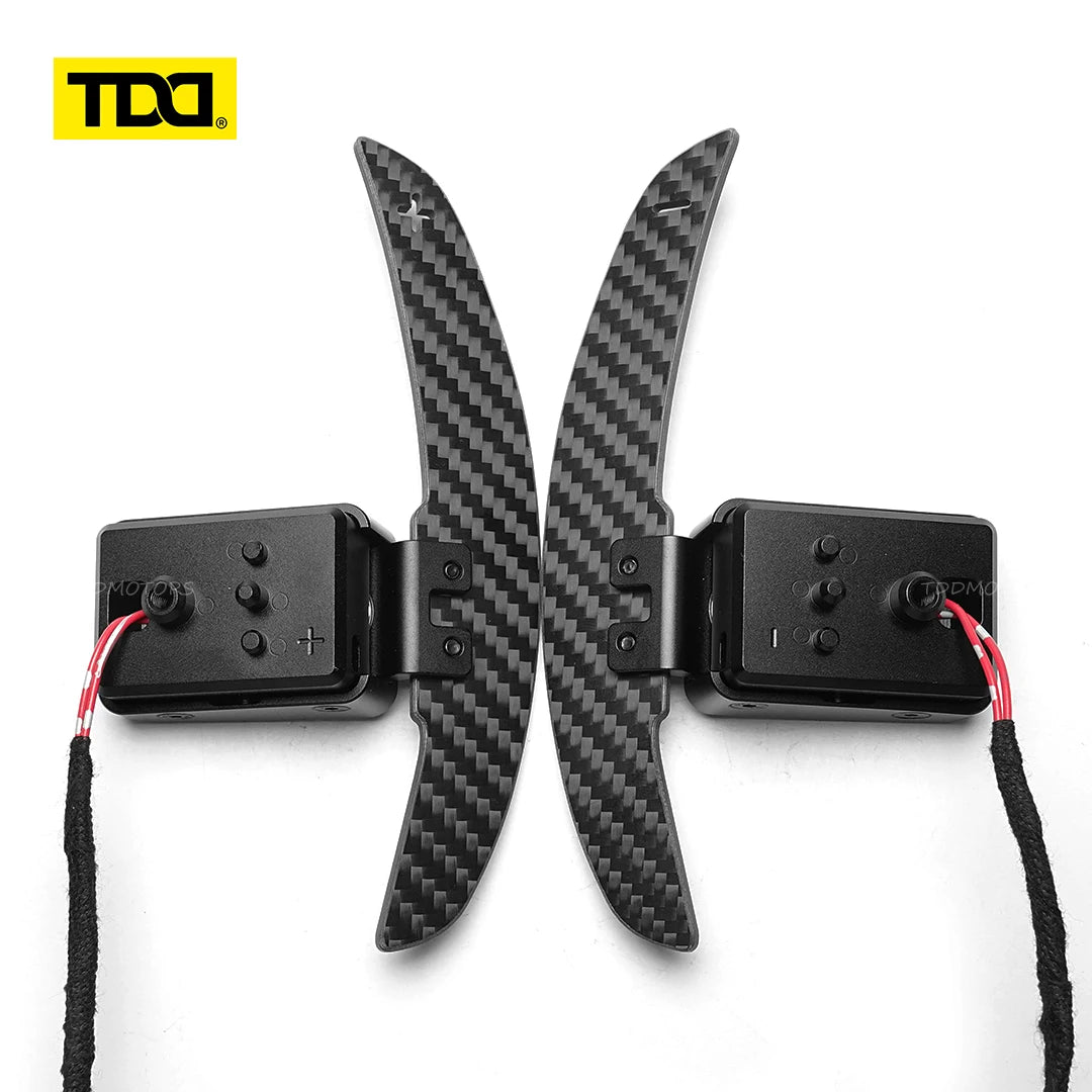 TDD Carbon Fiber Magnetic Shift Paddle For BMW M2 M3 M4 M5 M6 X5M X6M X3 X4 X5 X6 F20 F30 F32 F22 F80 F87 F16 F35 F18 F10 F11