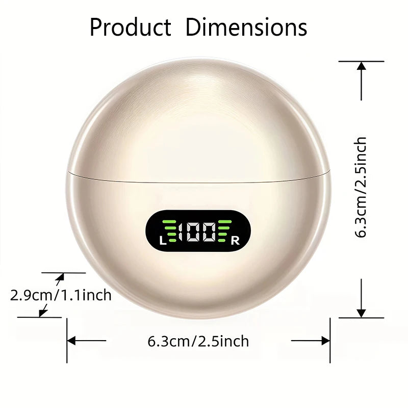 Wireless Bluetooth Earphones, Ear Clip Earphones, Designed Specifically for Sports, Suitable for Exercise, Cycling, and Travel