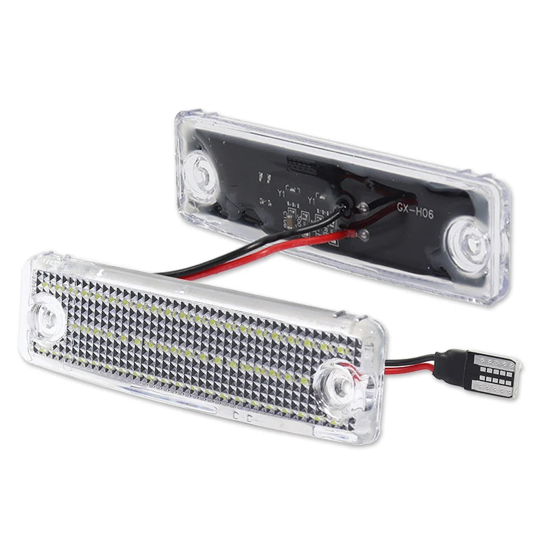For Toyota 4Runner Sequoia' Land Cruiser Prado 150 Haice 100 Series Sienna Sequoia Hilux Lexus GX470 Led License Plate Light 12V