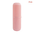 Travel Portable Toothbrush Cup Bathroom Toothpaste Holder Storage Case Organizer Toiletries Storage Cup Creative Economic Box