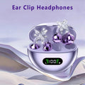 Wireless Bluetooth Earphones, Ear Clip Earphones, Designed Specifically for Sports, Suitable for Exercise, Cycling, and Travel