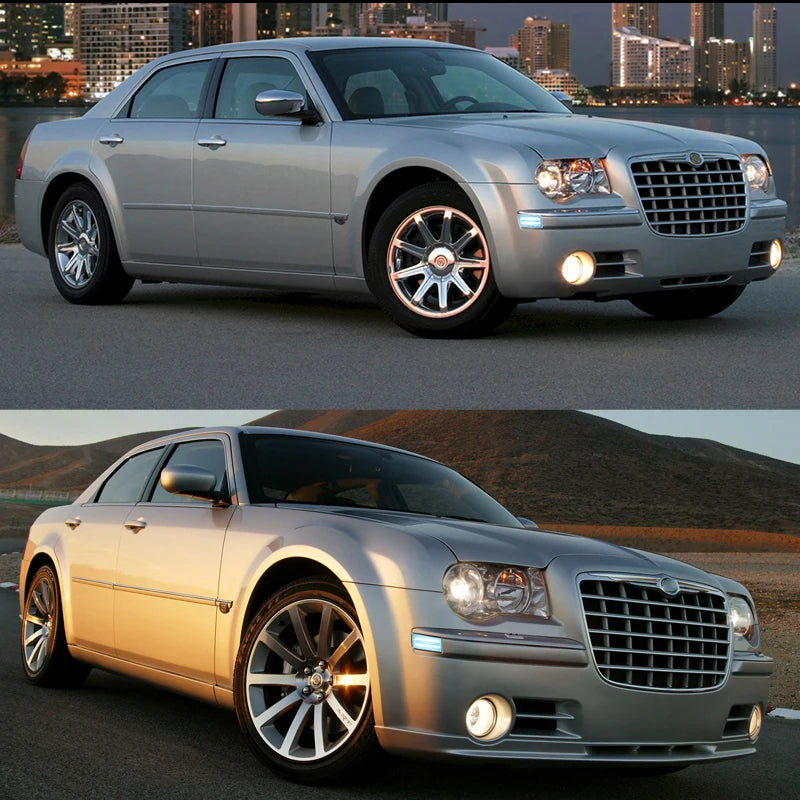 For Chrysler 300 300C Front Bumper Turn Signal Light/Side Marker Parking Lights Assembly 2005-2010 OEM 4805860AA 4805861AA T10