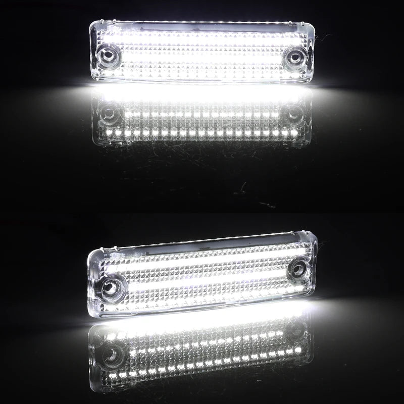 For Toyota 4Runner Sequoia' Land Cruiser Prado 150 Haice 100 Series Sienna Sequoia Hilux Lexus GX470 Led License Plate Light 12V