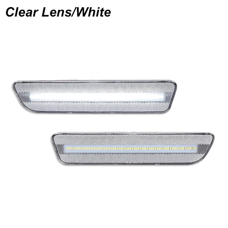iJDM For Ford Mustang T10 Red Full LED Rear Side Marker Light Accessories ,Replace OEM 4R3Z15A201BA Back Sidemarker Lamps 05-09
