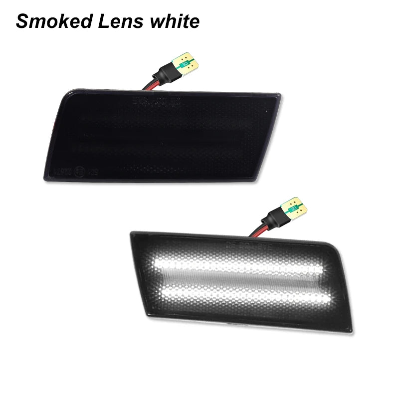 2PCS Car Accessories LED For Chrysler 300 300C Front  Side Marker Parking Lights Assembly 2005-2010  OEM 4805860AA 4805861AA