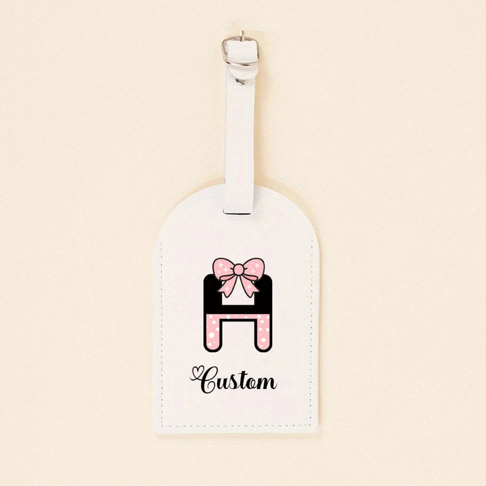Personalized Custom Letter And Name Luggage Tags – High-Quality Travel Additions, Ideal for Suitcase Tags And Baggage Labels