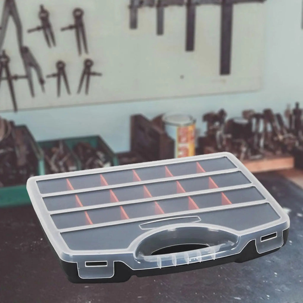 Tools Organizer Box Case Versatile Fishing Tackle Box with Removable Dividers Tool Case for Screw Nuts Nails Bolts Small Parts