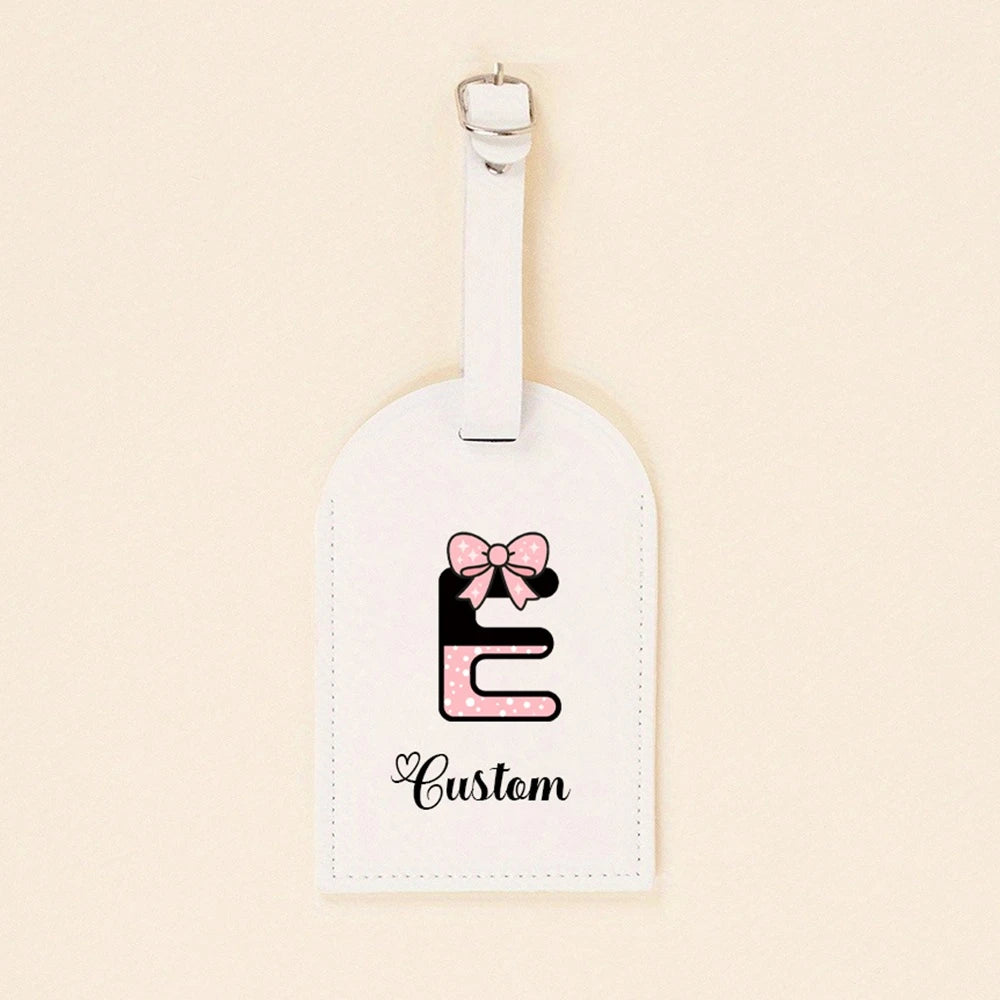 Personalized Custom Letter And Name Luggage Tags – High-Quality Travel Additions, Ideal for Suitcase Tags And Baggage Labels