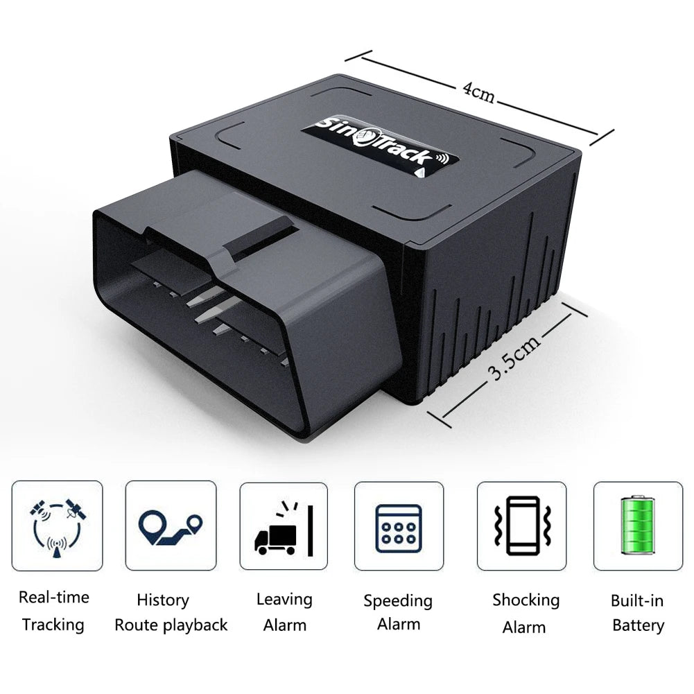 Car Anti-Theft 4G Mini OBD II GPS Tracker ST-902L Builtin Battery 16PIN interface device for Car vehicle with Free APP