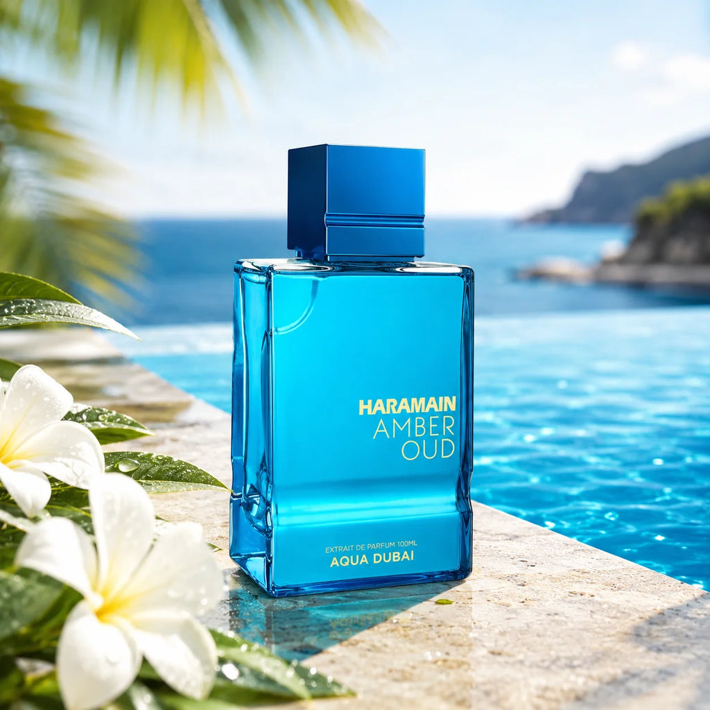 Al Haramain Unisex Extrait de Parfum – Fresh Aqua Amber Oud Fragrance with Clean Citrus, Marine & Floral Notes for Daily Wear, Office & Gifting – 60ml / 2.5 Fl Oz