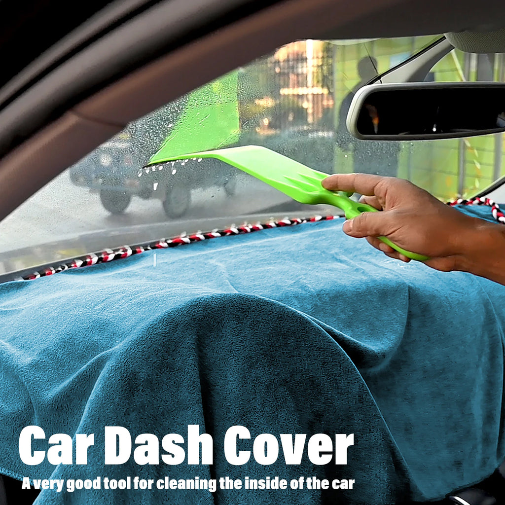 EHDIS 70-Inch Windshield Cleaning Water Absorption Microfiber Towel Car Dashboard Protector Cover Window Tint Glass Drying Cloth