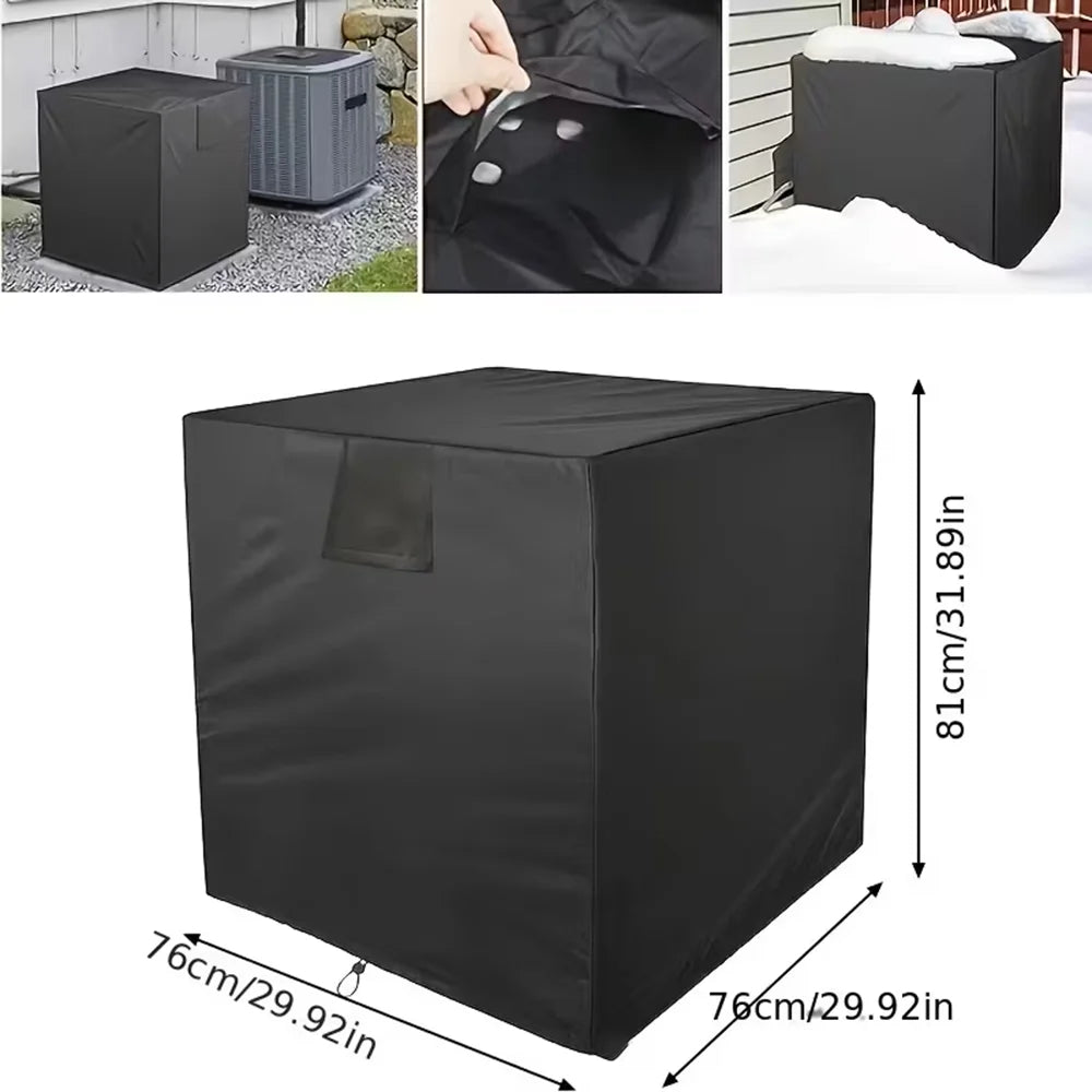 Outdoor Standalone Air Conditioning Cover — Waterproof, Dustproof, UV-Resistant, Outdoor Air Conditioning Unit Protective Cover.