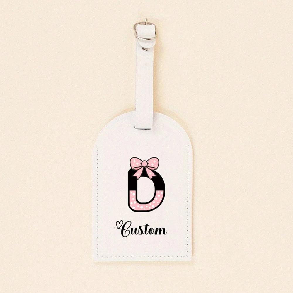 Personalized Custom Letter And Name Luggage Tags – High-Quality Travel Additions, Ideal for Suitcase Tags And Baggage Labels