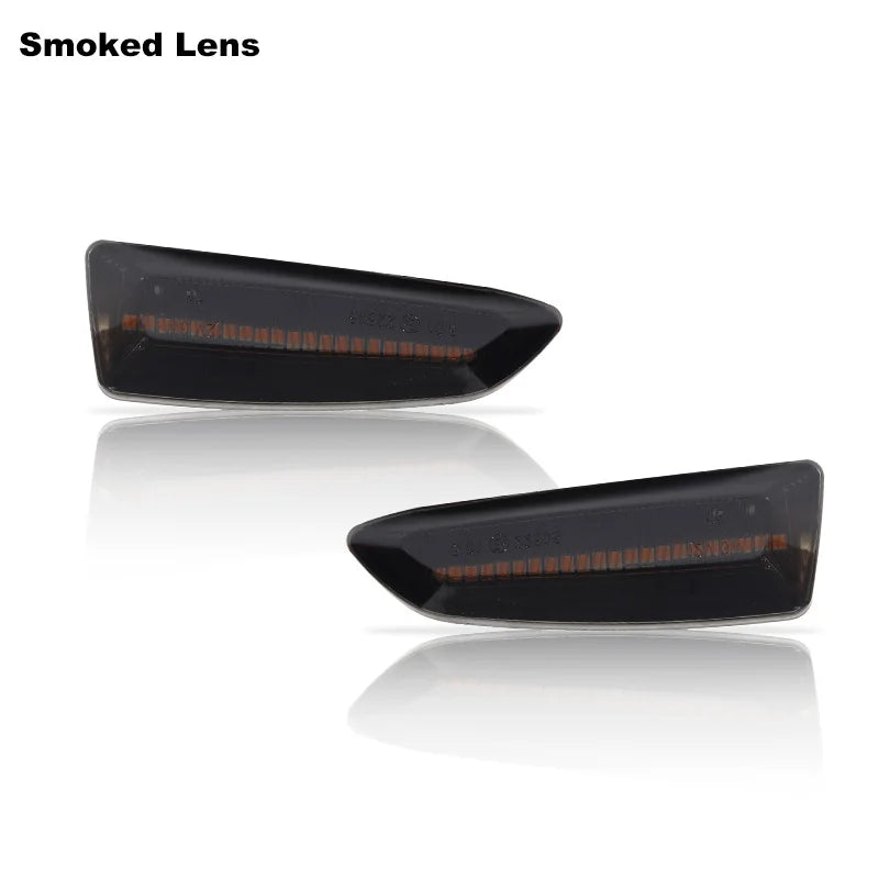 2pcs Car Side Marker Lights Dynamic LED Turn Signal For Opel Vauxhall Astra J K Crossland X Insignia B Zafira Side Fender Lamp