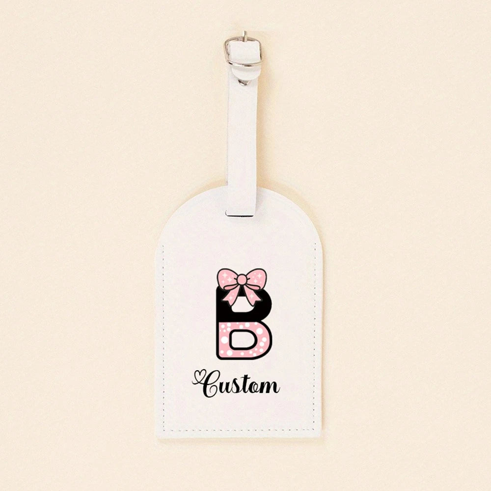 Personalized Custom Letter And Name Luggage Tags – High-Quality Travel Additions, Ideal for Suitcase Tags And Baggage Labels