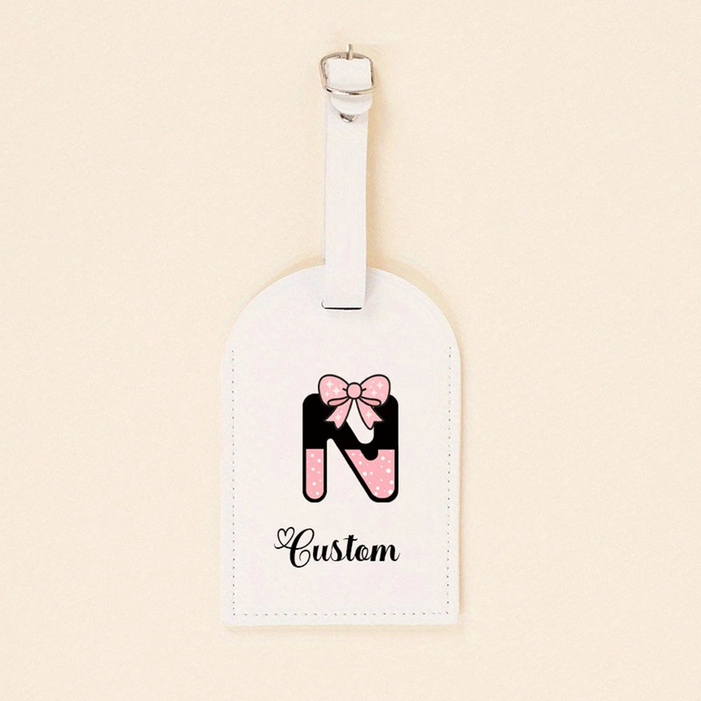 Personalized Custom Letter And Name Luggage Tags – High-Quality Travel Additions, Ideal for Suitcase Tags And Baggage Labels