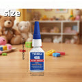 TEBM Super Glue Instant Quick-drying Cyanoacrylate Adhesive Leather Rubber Wood Metal Strong Bond Liquid Glue Tool
